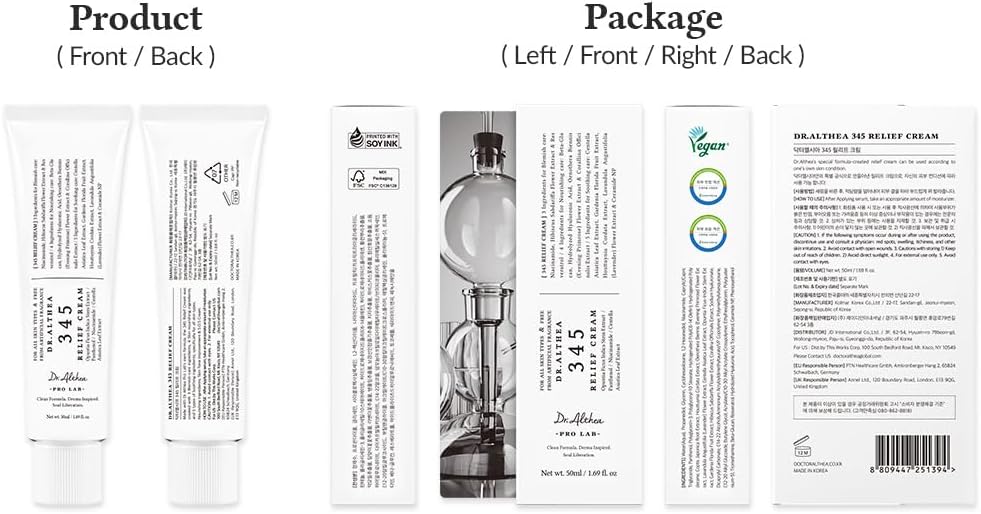 Pack of Two : Dr. Althea 345 Relief Cream (50ml)