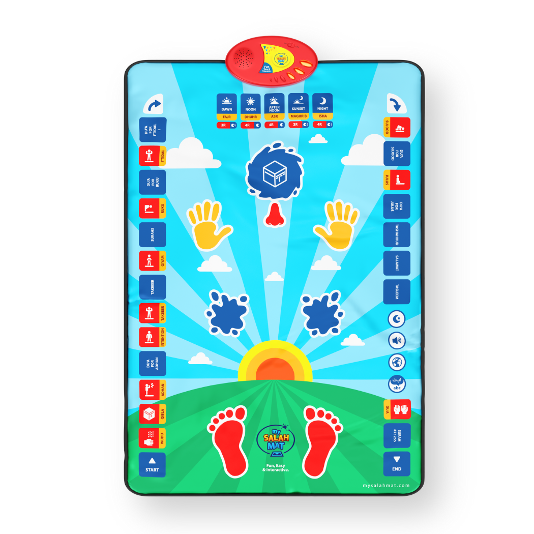 Kids Interactive Prayer Mat Blue - What's in the box